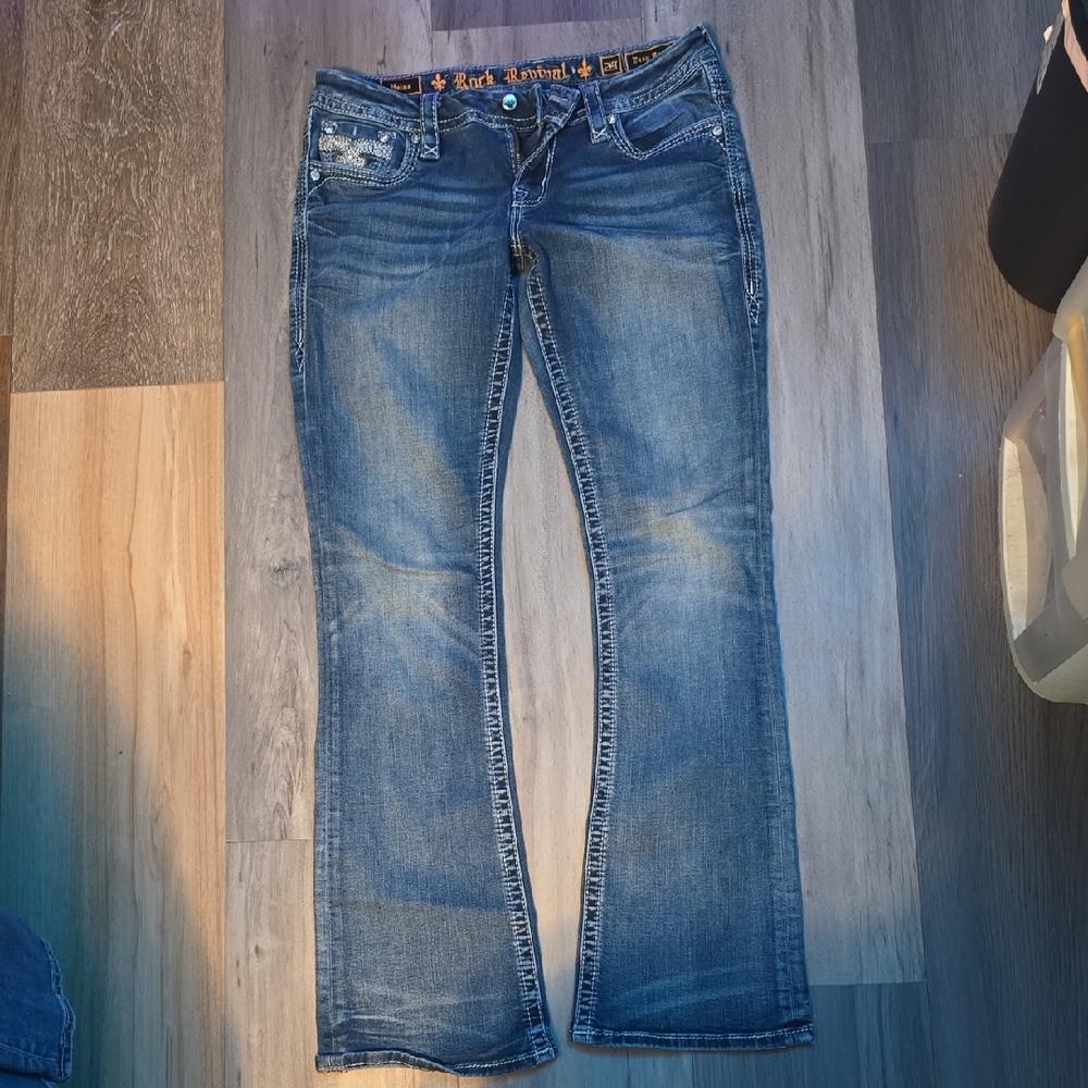 Rock Revival Blue Boot Cut Jeans